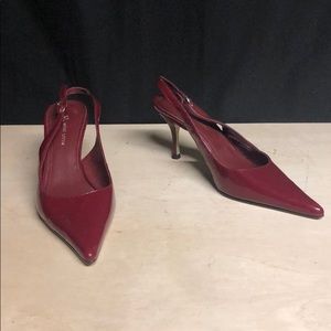Anne Klein heeled sling backs